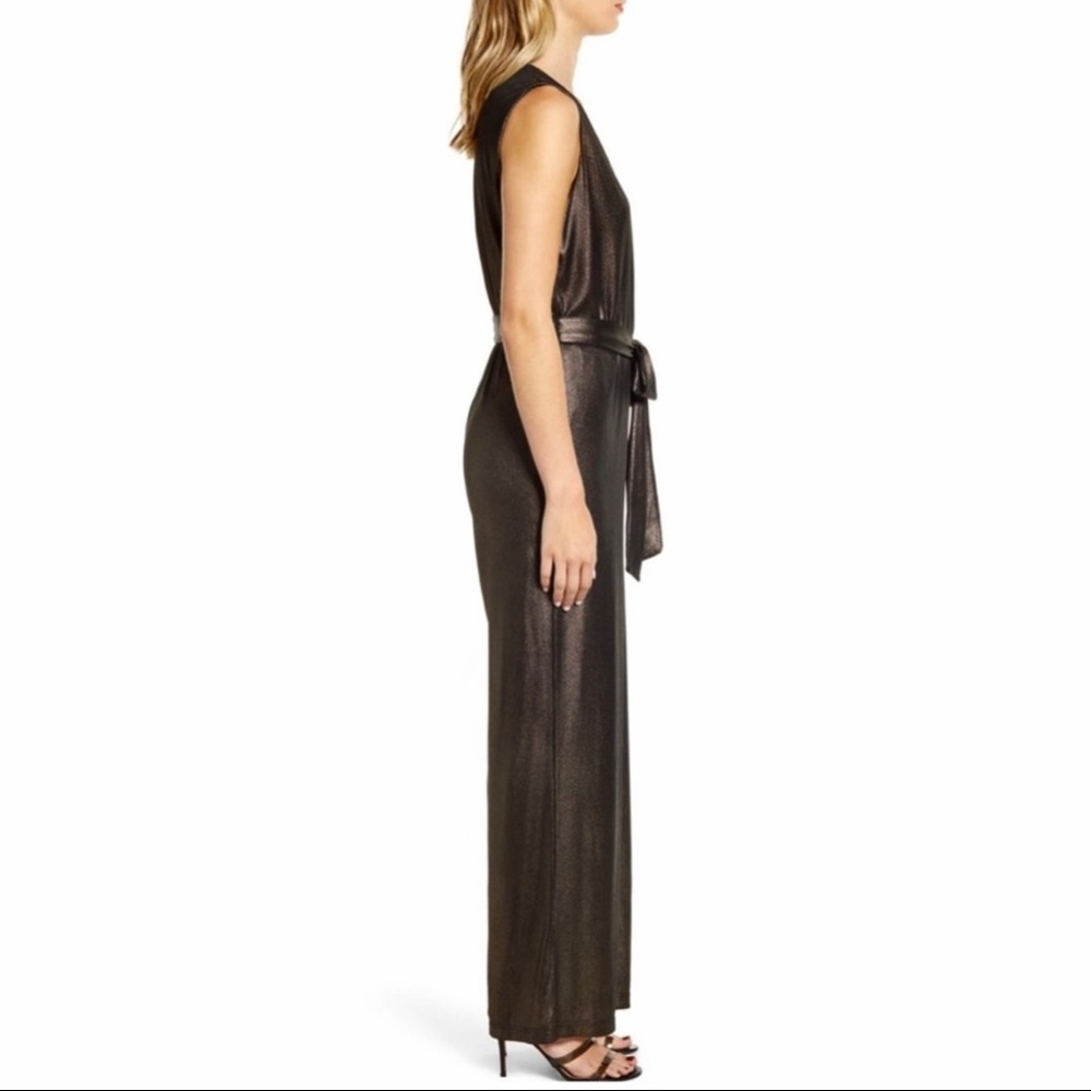 NEW BISHOP + YOUNG BLACK METALLIC JUMPSUIT - Picture 5 of 8